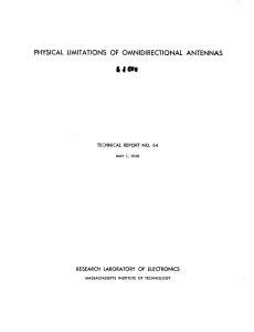 physical limitations of omnidirectional antennas