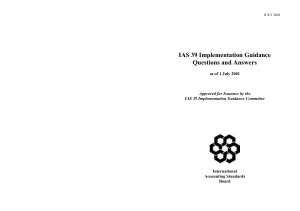 IAS 39 Implementation Guidance Questions and Answers