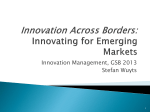 Innovating for Emerging Markets PPT