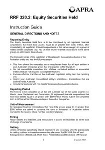 RRF 320.2: Equity Securities Held Instruction Guide