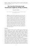 The Growth of Structural and Functional Complexity