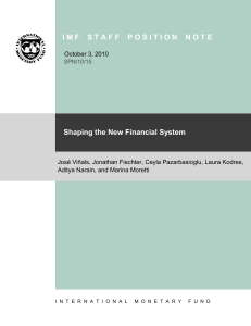 Shaping the New Financial System