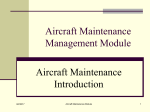 Chap 1 Aircraft maintenance introduction