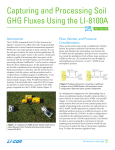 Capturing and Processing Soil GHG Fluxes Using the LI
