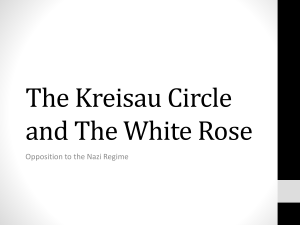 The Kreisau Circle - Moodle at Sutton Grammar School