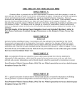 the treaty of versailles dbq document a