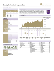 Emerging Markets Equity Corporate Class