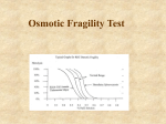 Osmotic Fragility