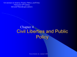 Civil Liberties and Public Policy