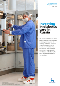 Investing in diabetes care in Russia
