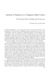 Varieties of Populism in a Changing Global Context
