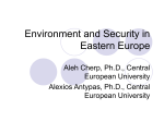 Environment and Security in Eastern Europe