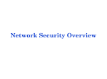 Network Security Overview