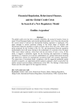 Financial Regulation, Behavioural Finance, and the Global Credit