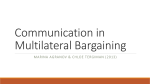 Communication in Multilateral Bargaining