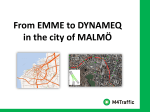 Dynameq versus EMME OD-relations within the