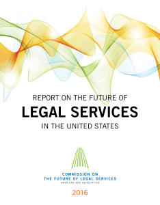 ABA Report on the Future of Legal Services in the United States