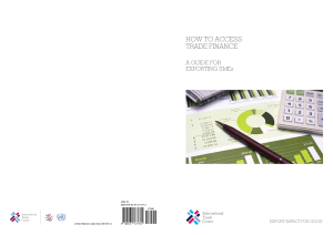 How to Access Trade Finance: A guide for exporting SMEs