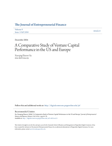 A Comparative Study of Venture Capital Performance in the US and