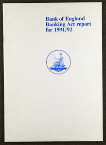 Banking Act Report - 1991-1992