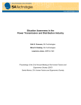 Situation Awareness in the Power Transmission and Distribution