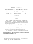 Optimal Trade Policy: Home Market Effect vs Terms of Trade
