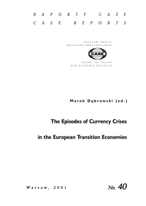 The Episodes of Currency Crises in the European Transition