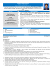 Resume of Praveen Reddy