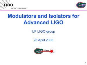 Modulators-Isolators