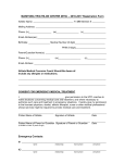 Manitoba Youth Team program * Registration Form