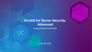 ArcGIS for Server Security