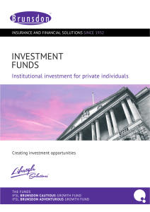 IFSL Brunsdon Investment Funds brochure