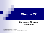 Consumer finance companies
