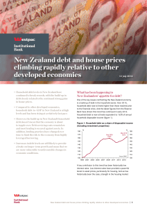 New Zealand debt and house prices climbing rapidly