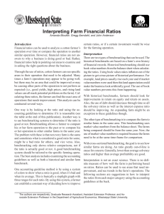 Interpreting Farm Financial Ratios