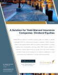 A Solution for Yield-Starved Insurance Companies: Dividend Equities