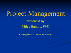 Project Management Overview