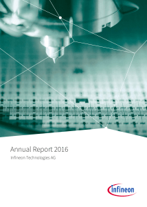 Annual Report 2016 - Infineon Technologies