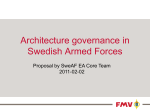 SweAF Architecture governance - Silver Bullet Solutions, Inc.