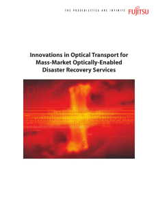 Innovations in Optical Transport for Mass-Market Optically