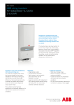 ABB string inverters PVI-5000/6000-TL-OUTD 5 to 6 kW