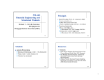 550.448 Financial Engineering and Structured Products