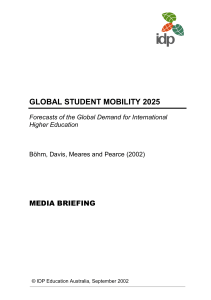 global student mobility 2025