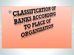 classification of banks according to place of