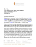 AAFP Letter Responding to the FDA on Prescribing Opioids