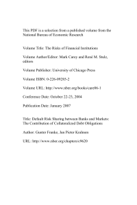 Risk Sharing between Banks and Markets