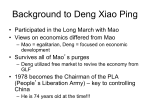 China: Post-Mao