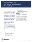 OPΔT/OTΔT Operating Margin Recovery Program