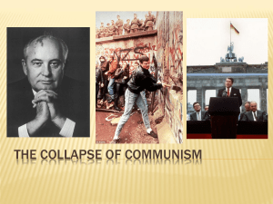 The Collapse of Communism