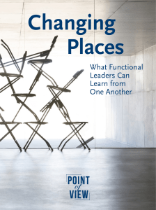 What Functional Leaders Can Learn from One